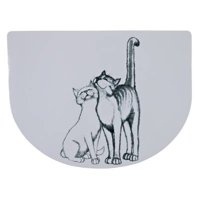 Trixie Napfunterlage Schmusekatze - L 40 x B 30 cm von TRIXIE